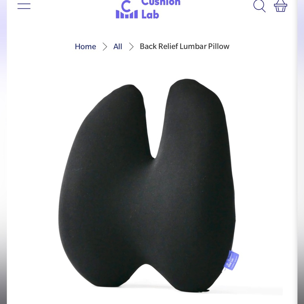 Lumbar support pillow